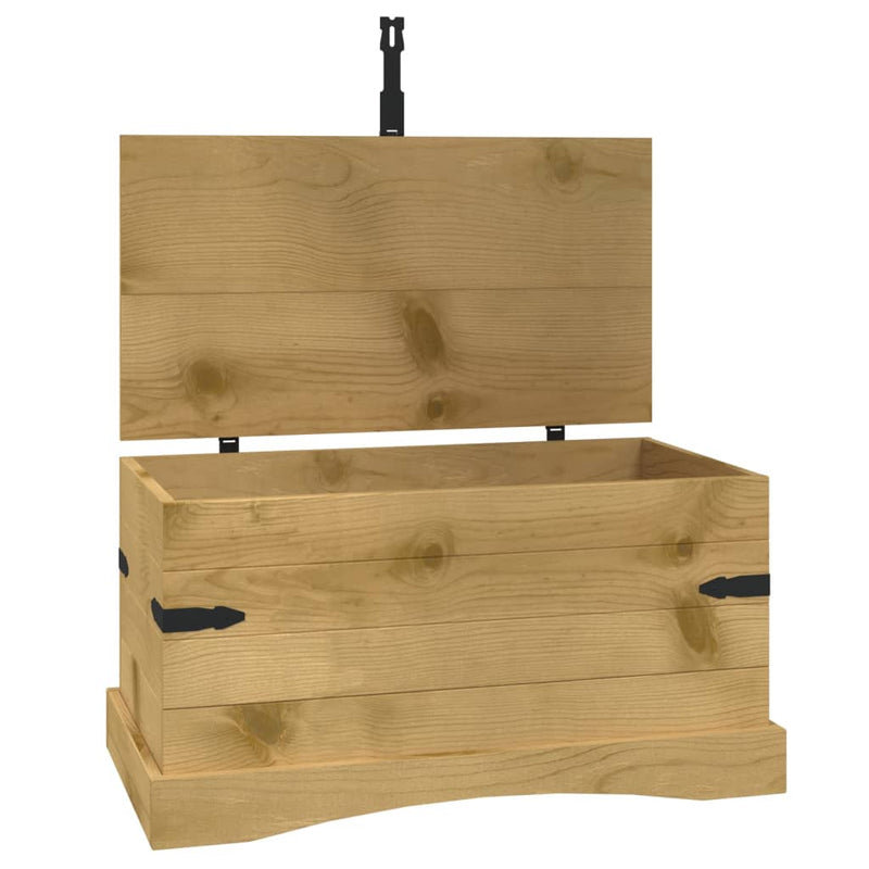 vidaXL Storage Chest Mexican Pine Corona Range 91x49.5x47 cm