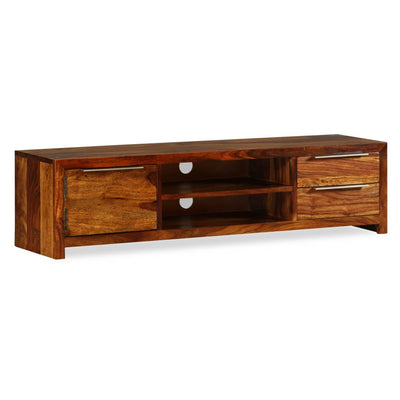 vidaXL TV Cabinet Solid Sheesham Wood 120x30x30 cm