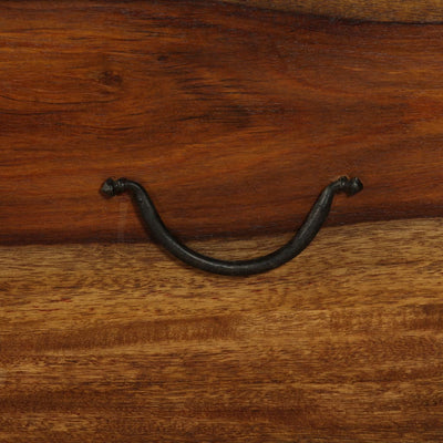 vidaXL Storage Chest Solid Sheesham Wood 90x50x35 cm