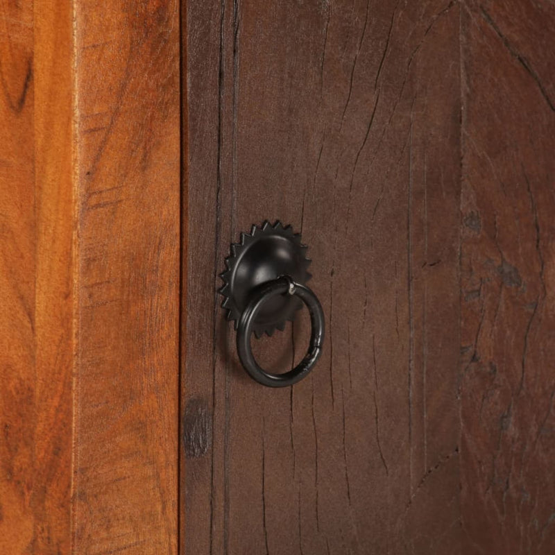 vidaXL Nightstand Solid Acacia Reclaimed Wood