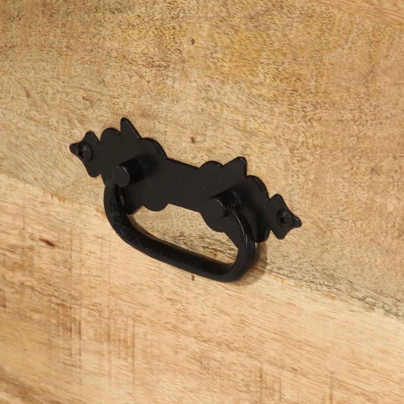 vidaXL Coffee Table Rough Mango Wood 70x70x40 cm