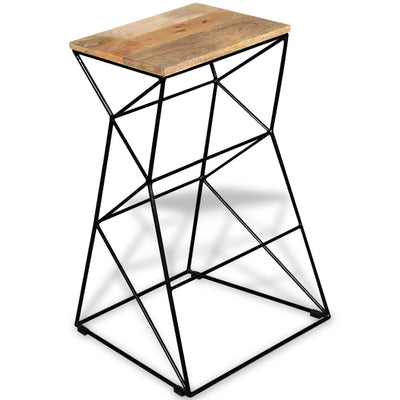 vidaXL Bar Stool Solid Mango Wood