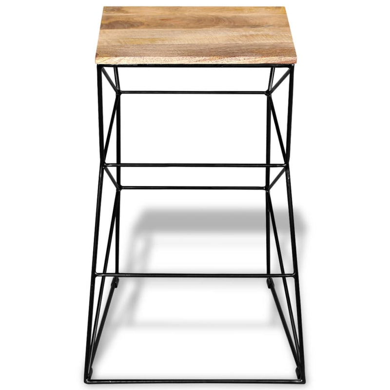 vidaXL Bar Stool Solid Mango Wood