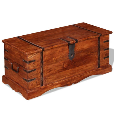 vidaXL Storage Chest Solid Wood