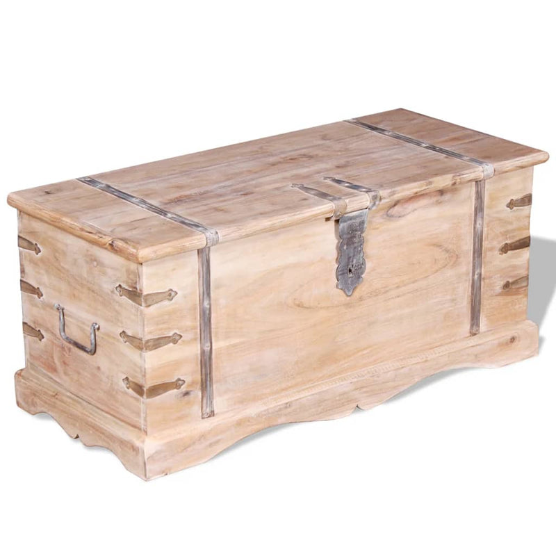 vidaXL Storage Chest Solid Acacia Wood