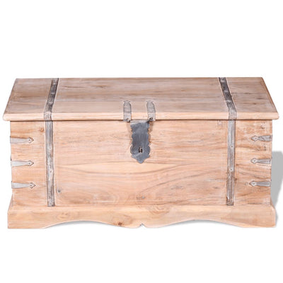 vidaXL Storage Chest Solid Acacia Wood