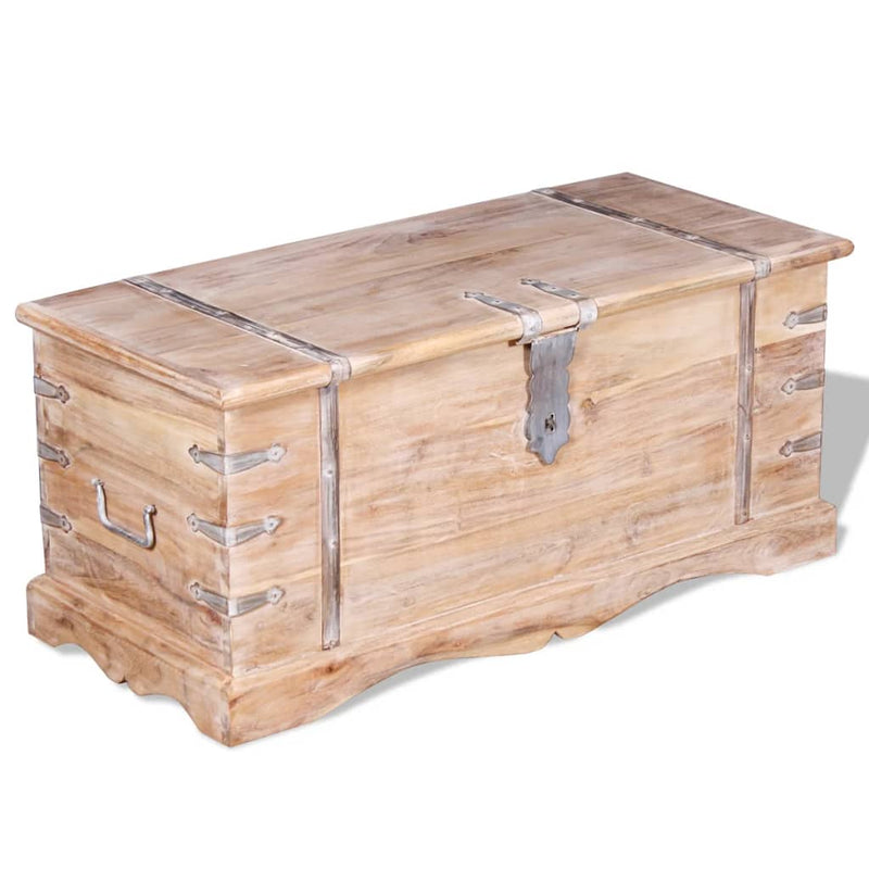 vidaXL Storage Chest Solid Acacia Wood