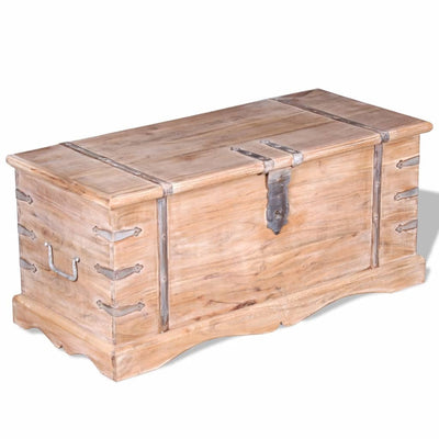 vidaXL Storage Chest Solid Acacia Wood