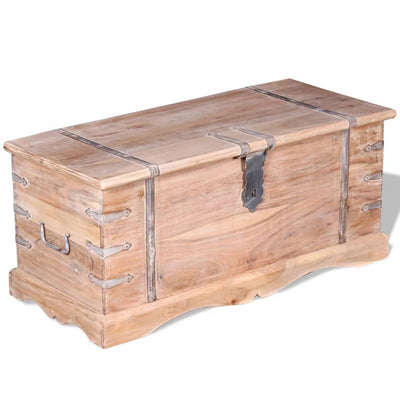vidaXL Storage Chest Solid Acacia Wood