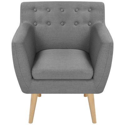 vidaXL Armchair Blue Fabric