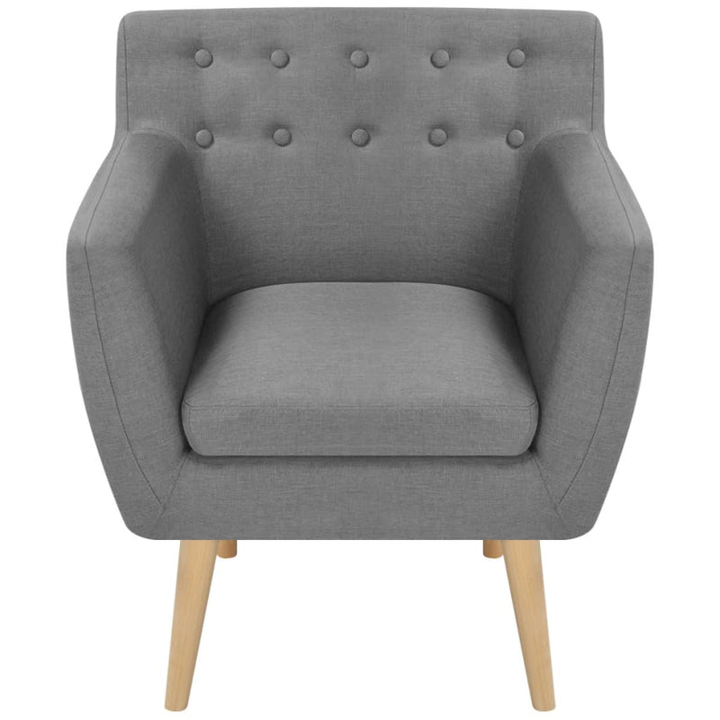 vidaXL Armchair Blue Fabric