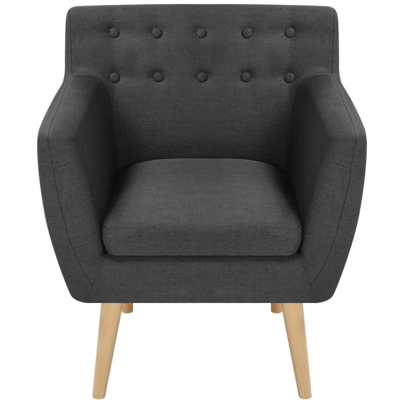 vidaXL Armchair Blue Fabric