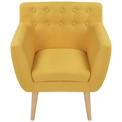 vidaXL Armchair Blue Fabric