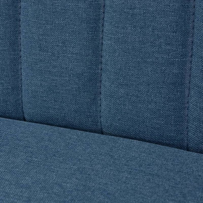 vidaXL Sofa Fabric 117x55.5x77 cm Blue