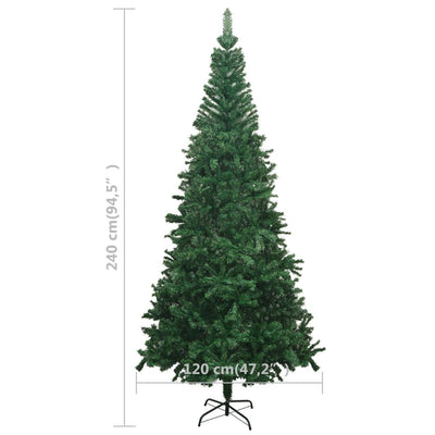 vidaXL Artificial Christmas Tree L 240 cm Green