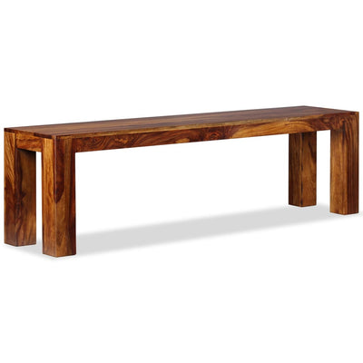 vidaXL Bench Solid Sheesham Wood 110x35x45 cm