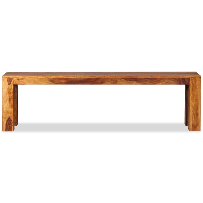 vidaXL Bench Solid Sheesham Wood 110x35x45 cm