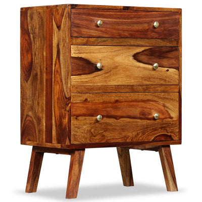 vidaXL Side Cabinet Solid Sheesham Wood 60x35x76 cm