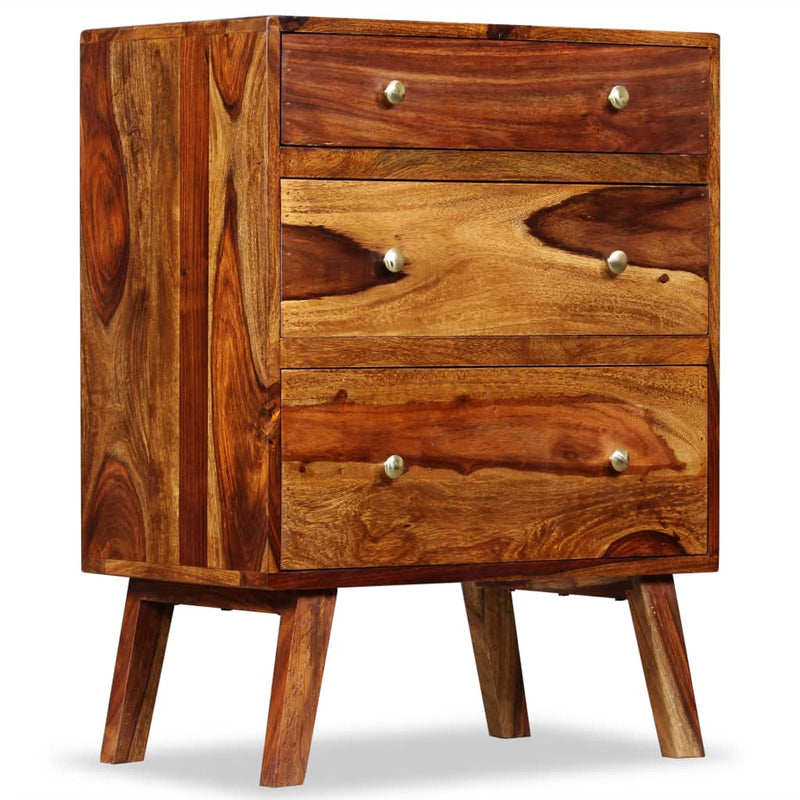 vidaXL Side Cabinet Solid Sheesham Wood 60x35x76 cm