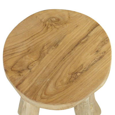 vidaXL Bar Stool Solid Teak Wood