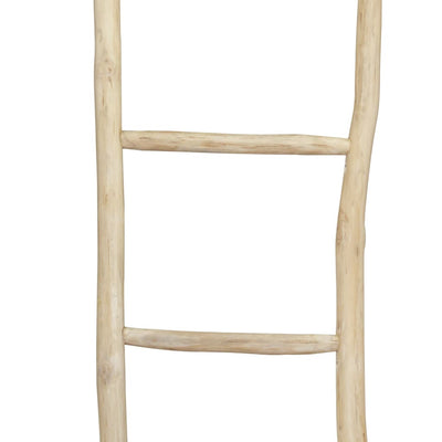 vidaXL Towel Ladder with 5 Rungs Teak 45x150 cm Natural