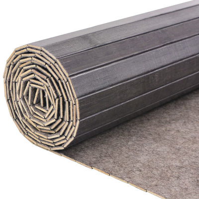 vidaXL Room Divider Bamboo Grey 250x165 cm