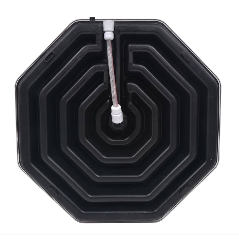 vidaXL Solar Shower 20 L Aluminium HDPE