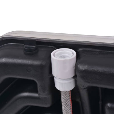 vidaXL Solar Shower 20 L Aluminium HDPE