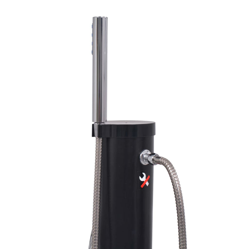 vidaXL Solar Shower 8 L PVC Steel