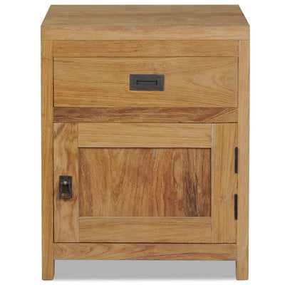 vidaXL Bedside Cabinet Solid Teak 40x30x50 cm