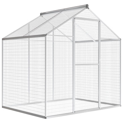 vidaXL Outdoor Aviary Aluminium 178x242x192 cm