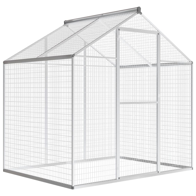 vidaXL Outdoor Aviary Aluminium 178x242x192 cm
