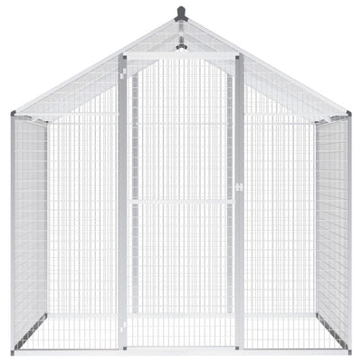 vidaXL Outdoor Aviary Aluminium 178x242x192 cm