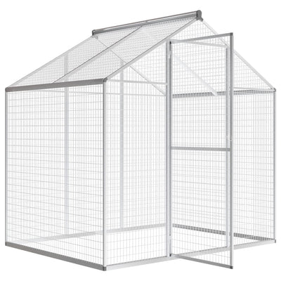 vidaXL Outdoor Aviary Aluminium 178x242x192 cm