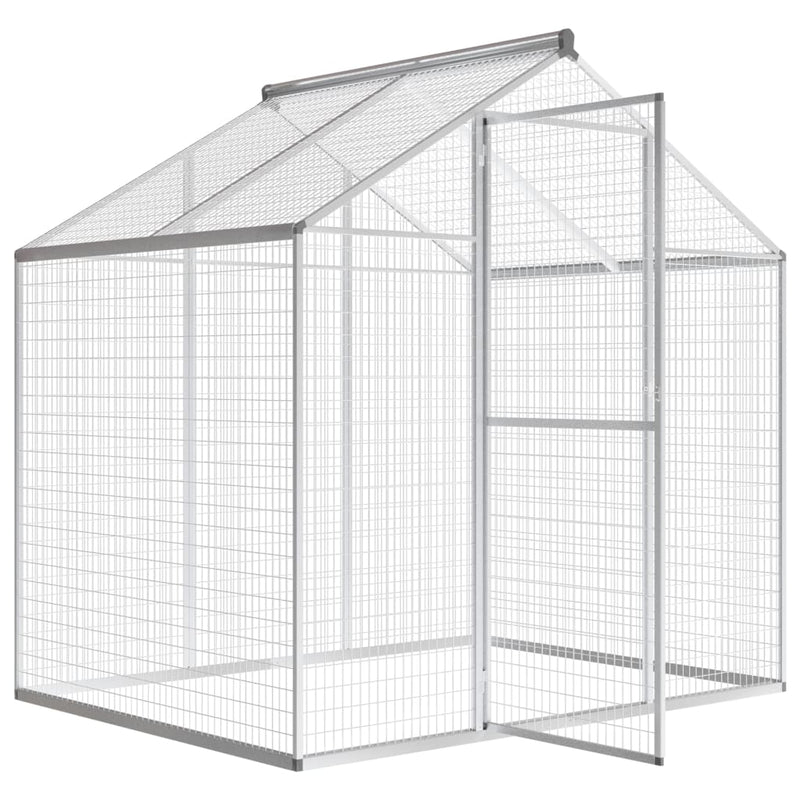 vidaXL Outdoor Aviary Aluminium 178x242x192 cm
