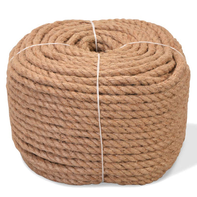 vidaXL Rope 100% Jute 14 mm 100 m