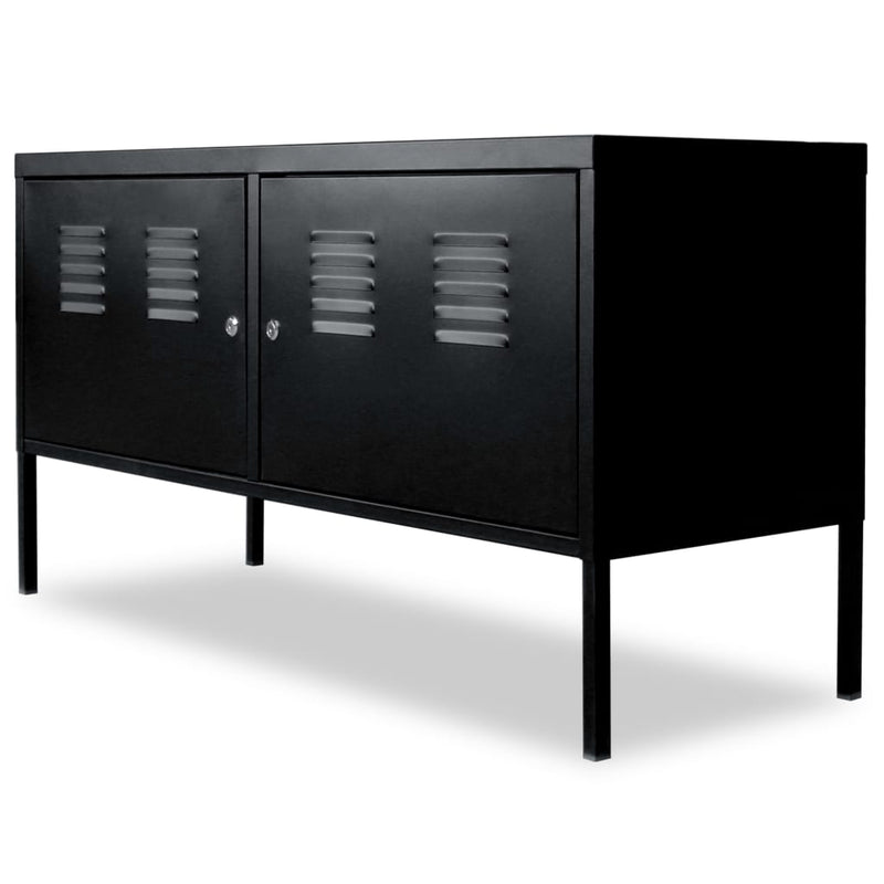 vidaXL TV Cabinet 118x40x60 cm Black