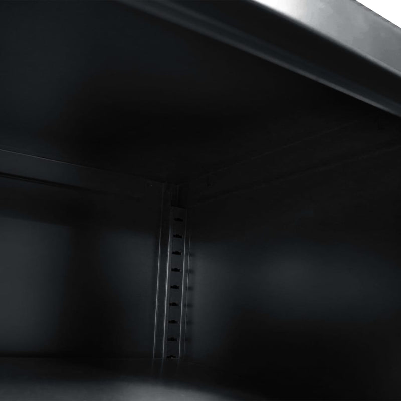 vidaXL TV Cabinet 118x40x60 cm Black