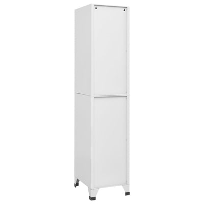 vidaXL Locker Cabinet with 4 Compartments 38x45x180 cm