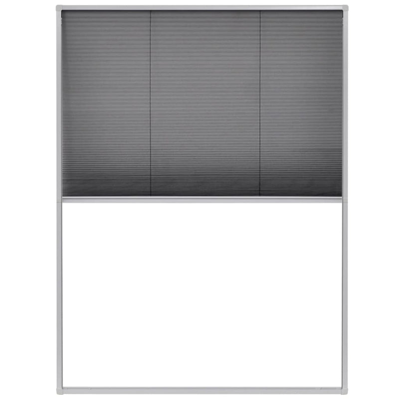 vidaXL Plisse Insect Screen for Windows Aluminium 60x80 cm