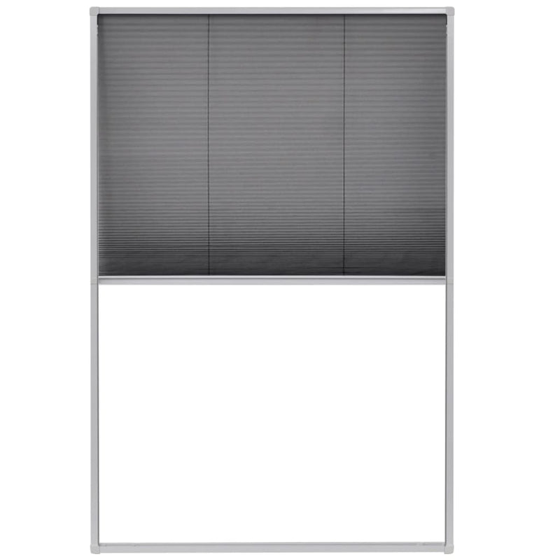 vidaXL Plisse Insect Screen for Windows Aluminium 60x80 cm