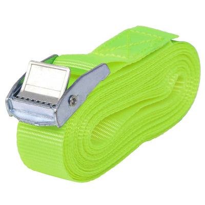 vidaXL Straps 10 pcs 0.25 Tonnes 5mx25mm Fluorescent Green