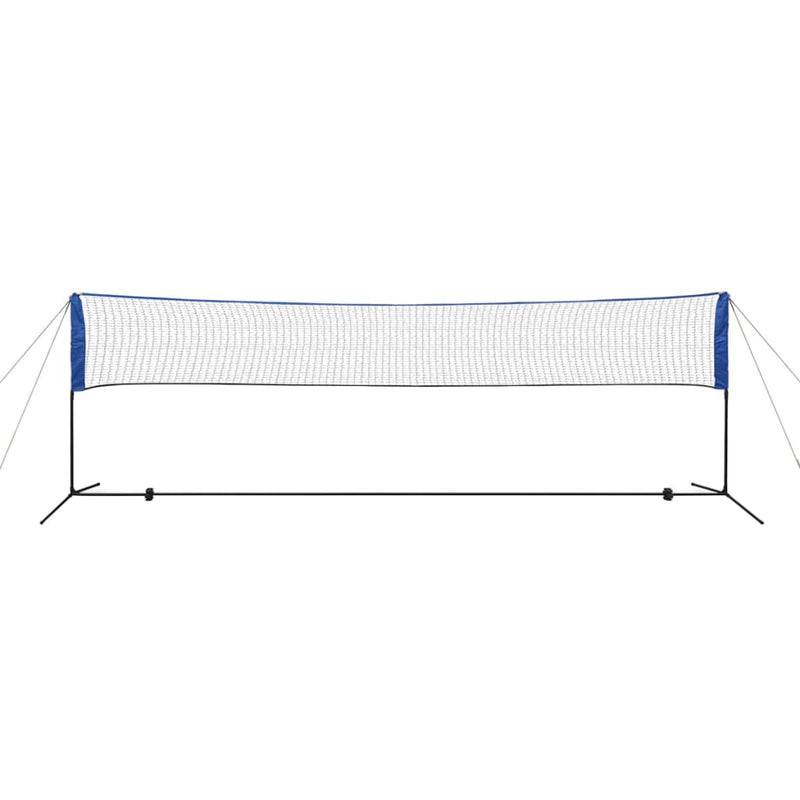 vidaXL Badminton Net Set with Shuttlecocks 300x155 cm