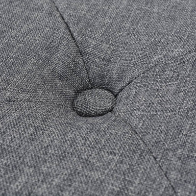 vidaXL Pouffe Fabric 80x80x30 cm Dark Grey