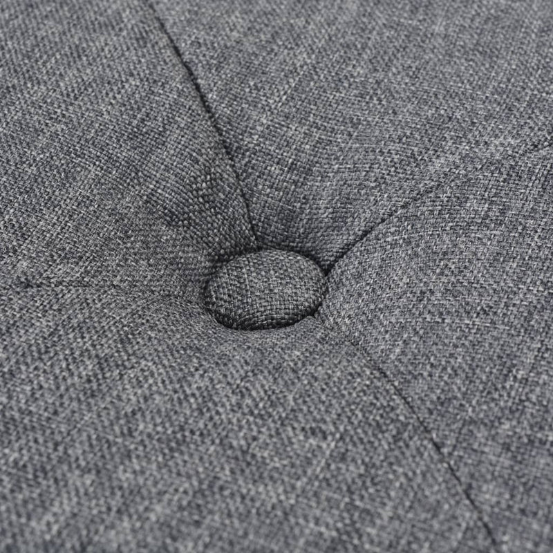 vidaXL Pouffe Fabric 80x80x30 cm Dark Grey