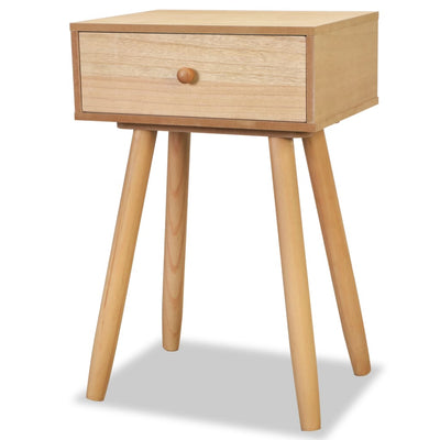 vidaXL Bedside Tables 2 pcs Solid Pinewood 40x30x61 cm Black