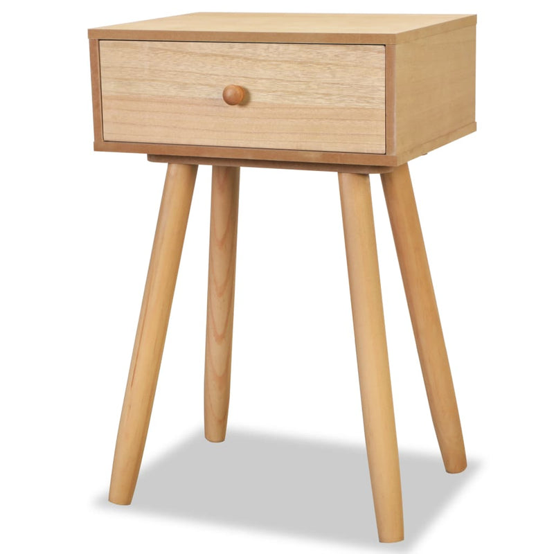vidaXL Bedside Tables 2 pcs Solid Pinewood 40x30x61 cm Black