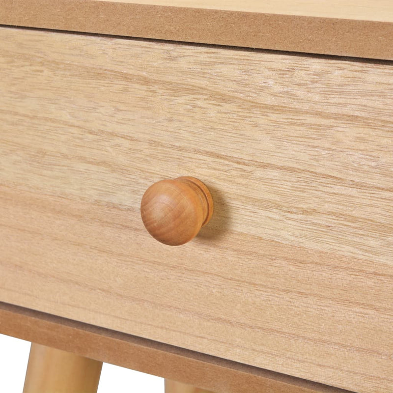 vidaXL Bedside Tables 2 pcs Solid Pinewood 40x30x61 cm Black