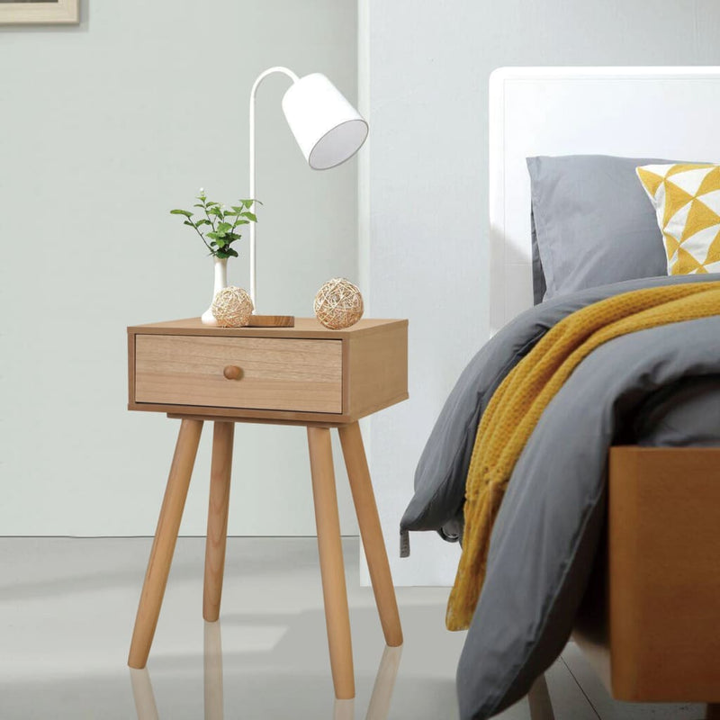 vidaXL Bedside Tables 2 pcs Solid Pinewood 40x30x61 cm Black