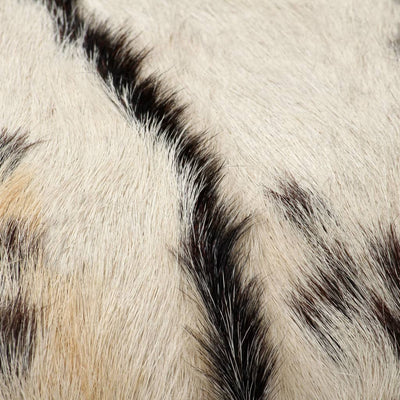 vidaXL Bench Genuine Goat Leather 120x30x45 cm